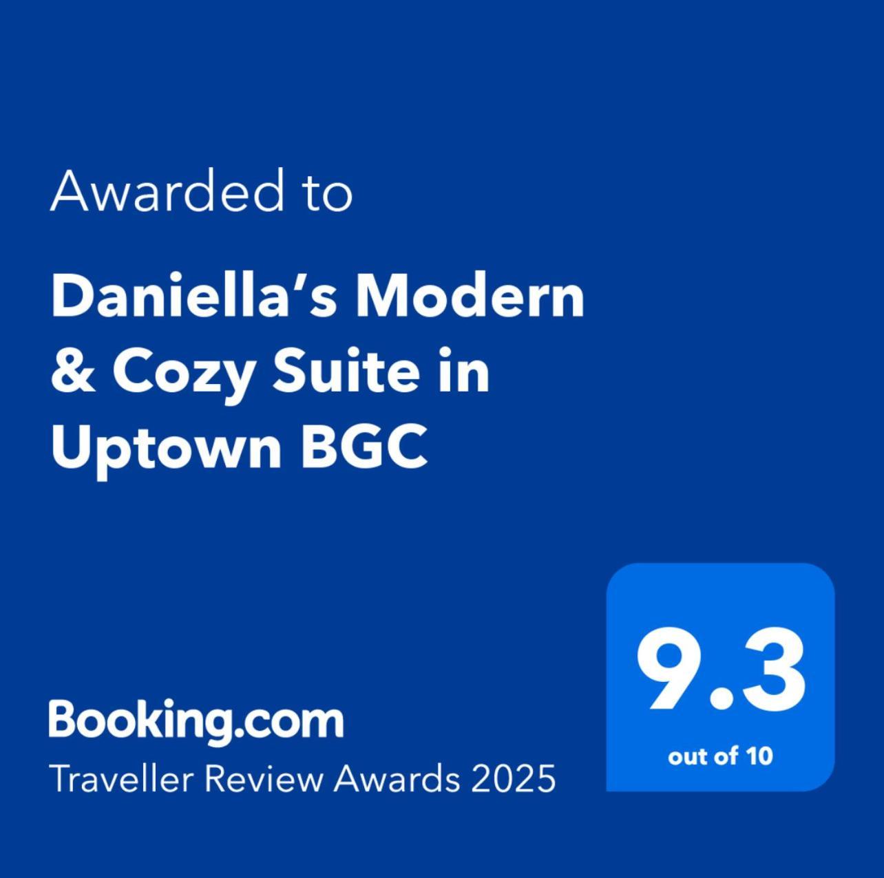 Daniella'S Modern & Cozy Suite In Uptown Bgc Манила Экстерьер фото